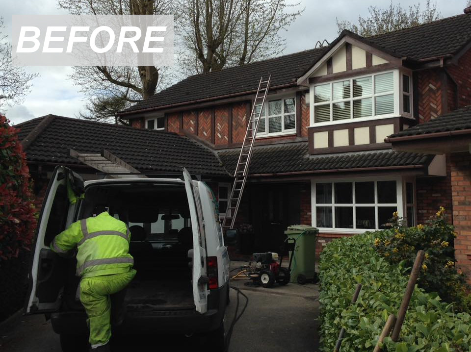 Roof Cleaning.