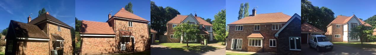 Roof cleaning in Knutsford.